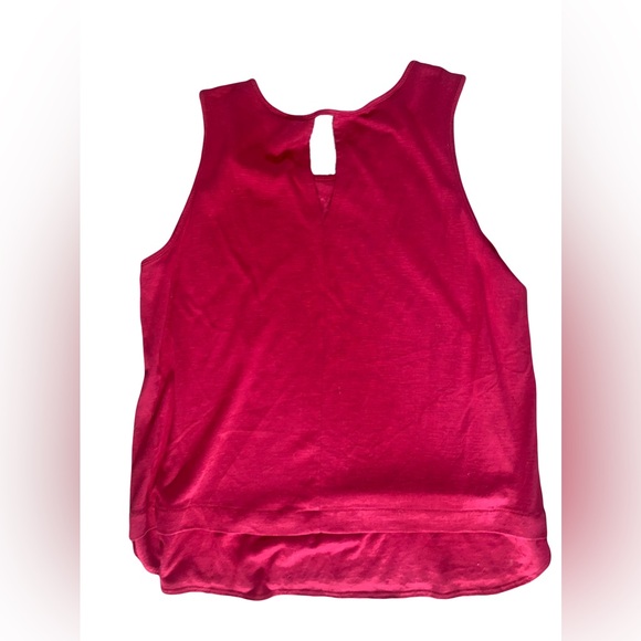 Red Embroidered Tank Top - Picture 2 of 4